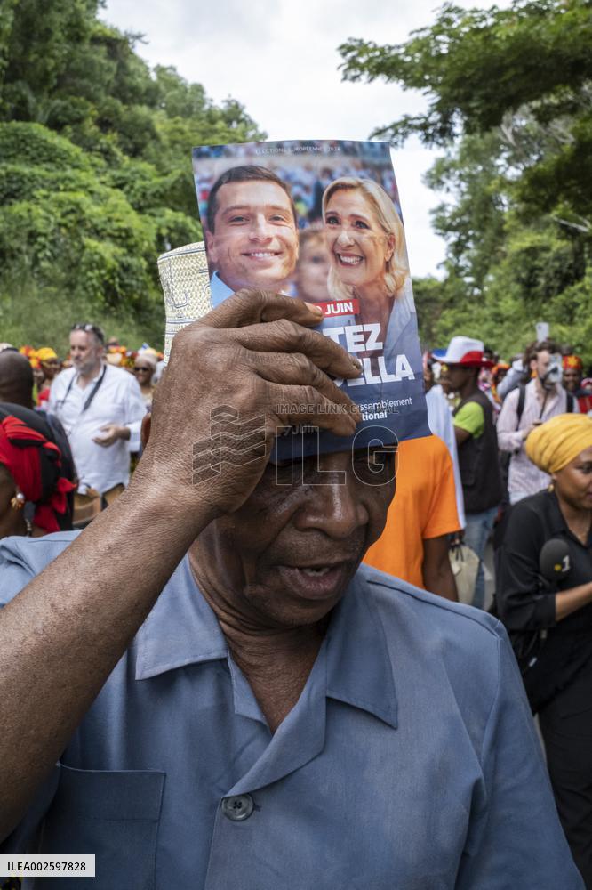 Marine Le Pen Visits Mayotte
