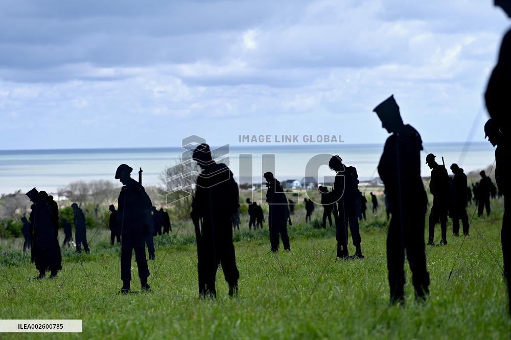 1475 Statues Of Dead Soldiers Installed For The 80th Anniversary Of The D Day - Normandy