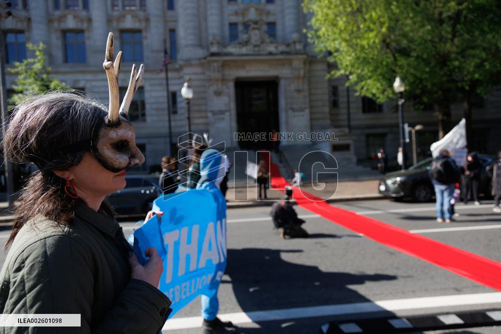 Earth Day Protest In Washington DC