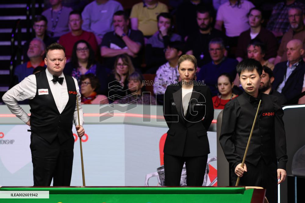 (SP)BRITAIN-SHEFFIELD-SNOOKER-WORLD CHAMPIONSHIP