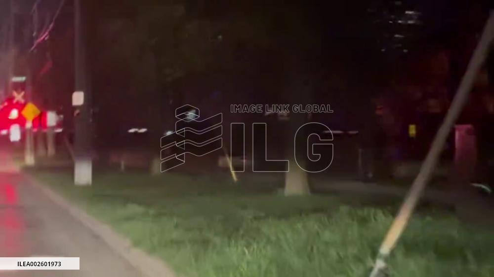 Canada: Train Catches Fire As It Travels Through Downtown London, Ontario 2