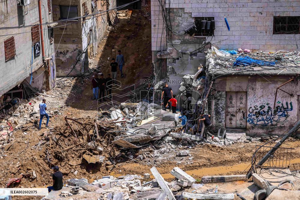 Nur Shams Camp Mourns Palestinians Killed In Israeli Raid - West Bank