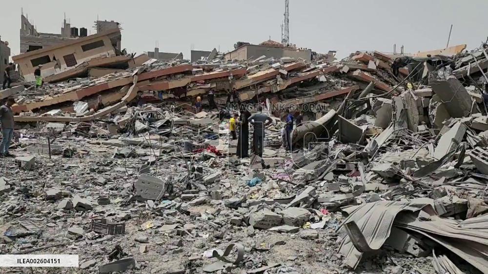 Palestinians left homeless after Israeli operation in central Gaza