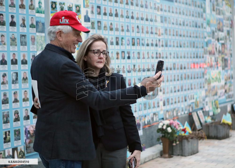 Press conference of bipartisan US Congress delegation in Kyiv