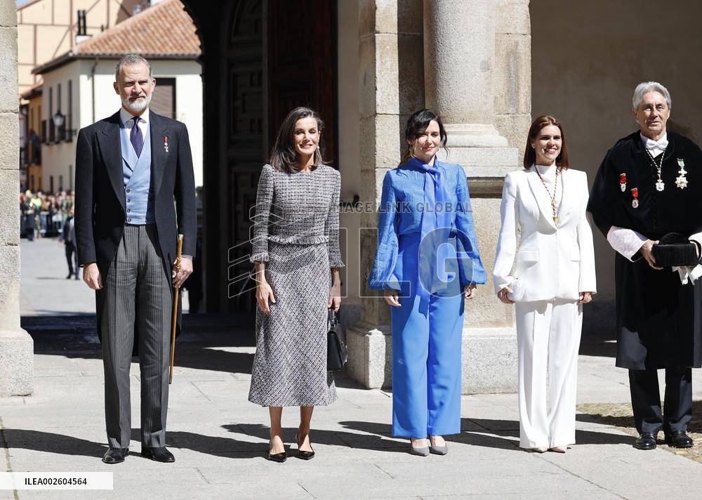 Royals Present The Miguel de Cervantes Prize For Literature - Spain
