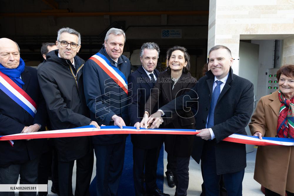 Inauguration of the Departmental River Water Treatment Station - Champigny-sur-Marne