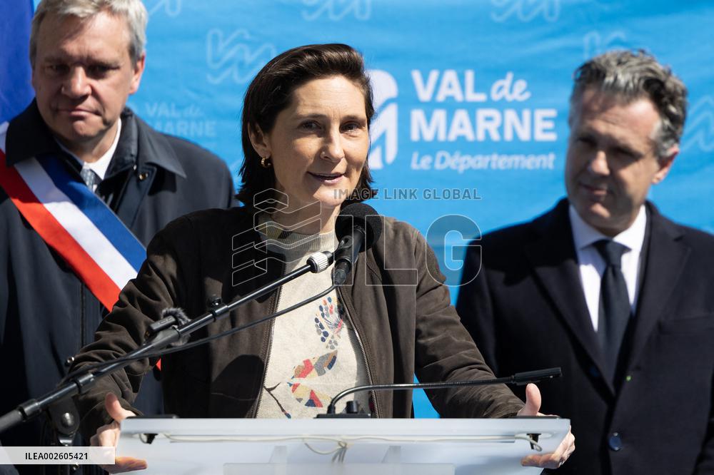 Inauguration of the Departmental River Water Treatment Station - Champigny-sur-Marne