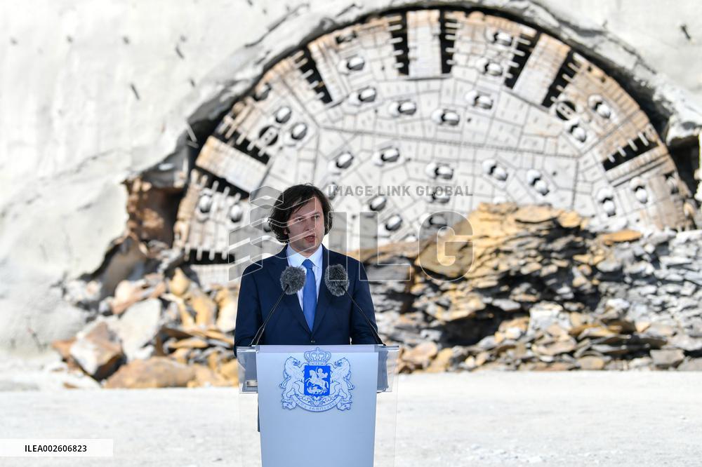 GEORGIA-KVESHETI-CHINA-BUILT ROAD TUNNEL-COMPLETION