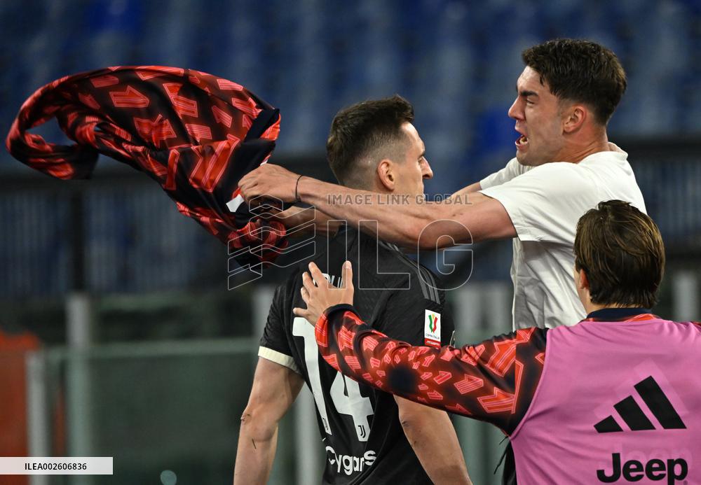 (SP)ITALY-ROME-FOOTBALL-ITALIAN CUP-SEMIFINAL 2ND LEG-LAZIO VS JUVENTUS