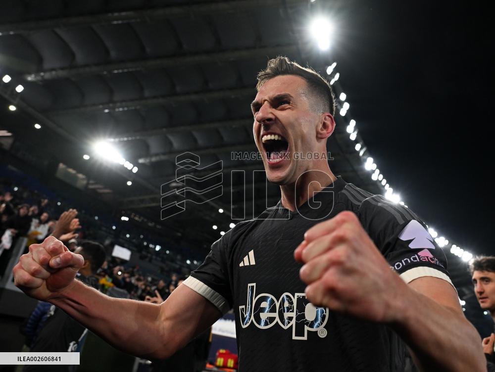 (SP)ITALY-ROME-FOOTBALL-ITALIAN CUP-SEMIFINAL 2ND LEG-LAZIO VS JUVENTUS