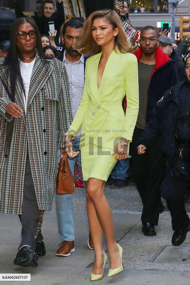 Zendaya At GMA - NYC