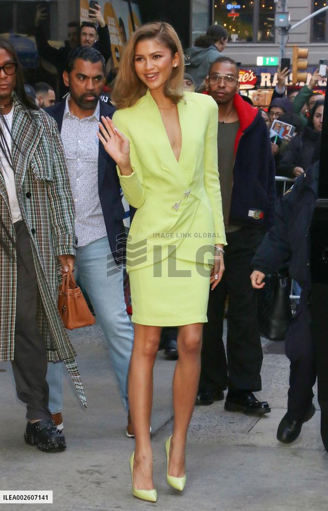 Zendaya At GMA - NYC