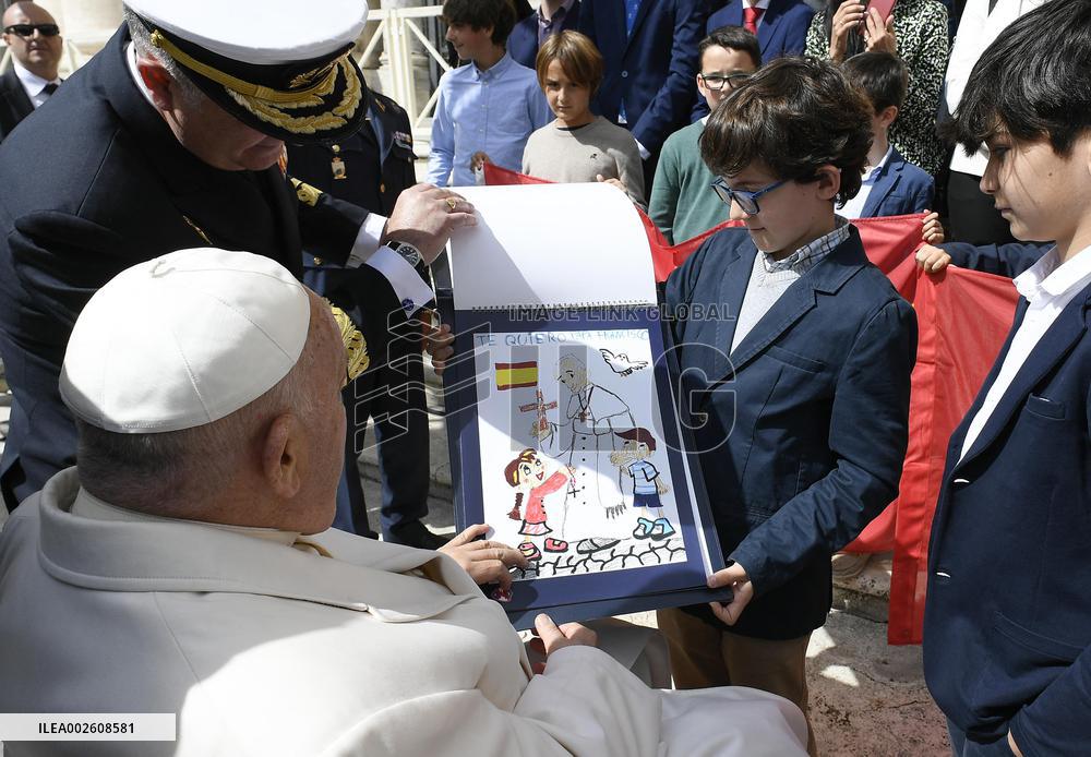 Pope Francis Leads The General Audience - Vatican