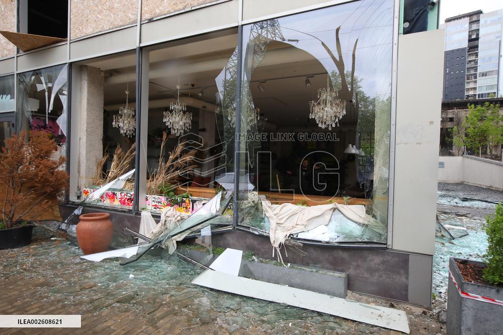 Kharkiv after nighttime Russian strike