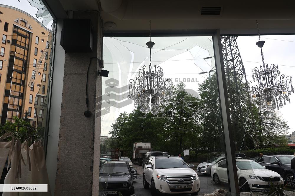 Kharkiv after nighttime Russian strike