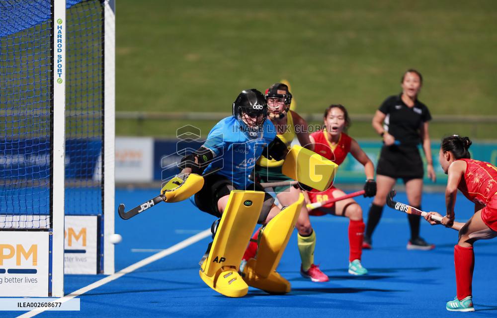 (SP)AUSTRALIA-PERTH-WOMEN'S HOCKEY-AUSTRALIA VS CHINA