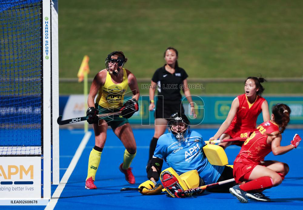 (SP)AUSTRALIA-PERTH-WOMEN'S HOCKEY-AUSTRALIA VS CHINA