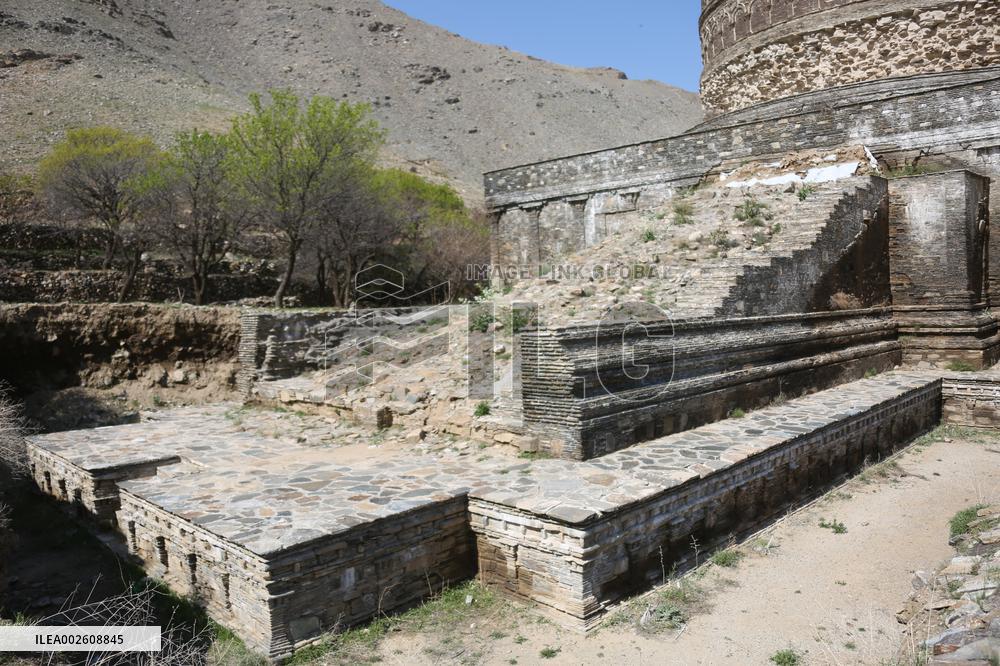 AFGHANISTAN-PARWAN-CULTURAL RELICS SITE-STUPA