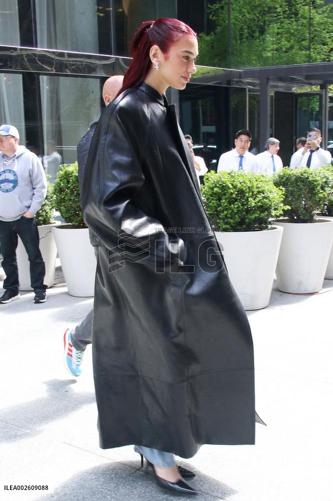 Dua Lipa on Z100 radio studios - NYC