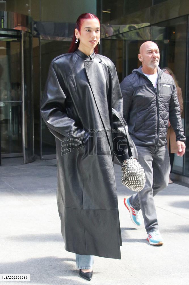 Dua Lipa on Z100 radio studios - NYC