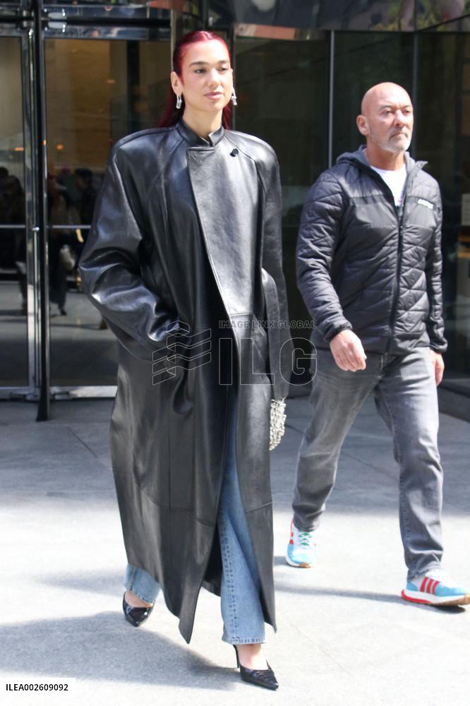 Dua Lipa on Z100 radio studios - NYC