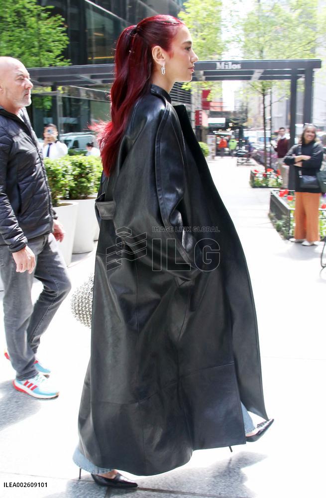 Dua Lipa on Z100 radio studios - NYC