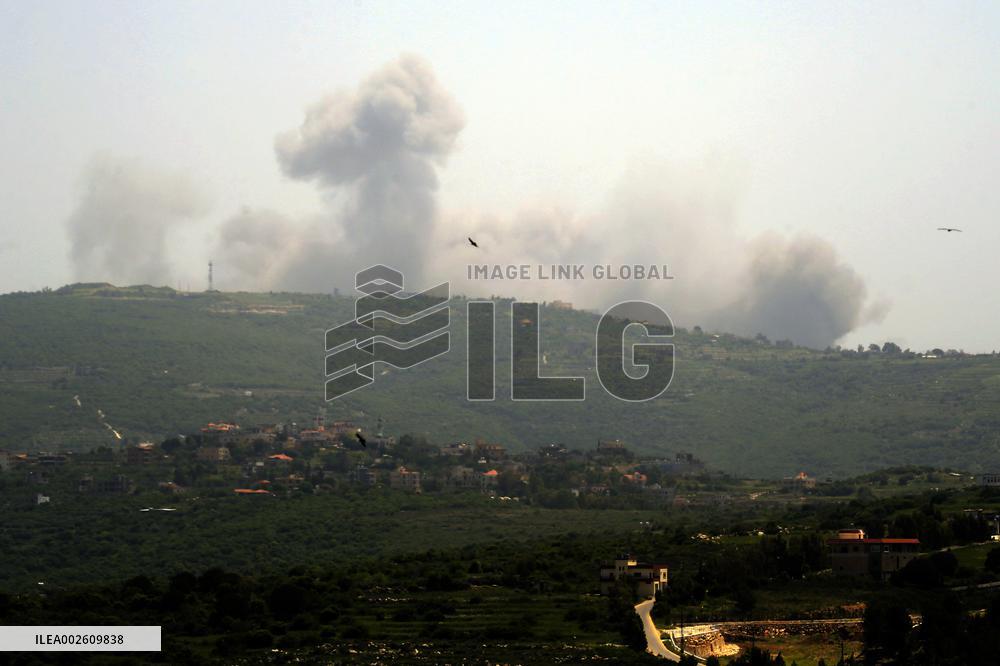 LEBANON-ISRAEL-BORDER-TENSIONS