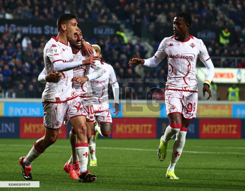 (SP)ITALY-BERGAMO-FOOTBALL-ITALIAN CUP-SEMIFINAL 2ND LEG-ATALANTA VS FIORENTINA