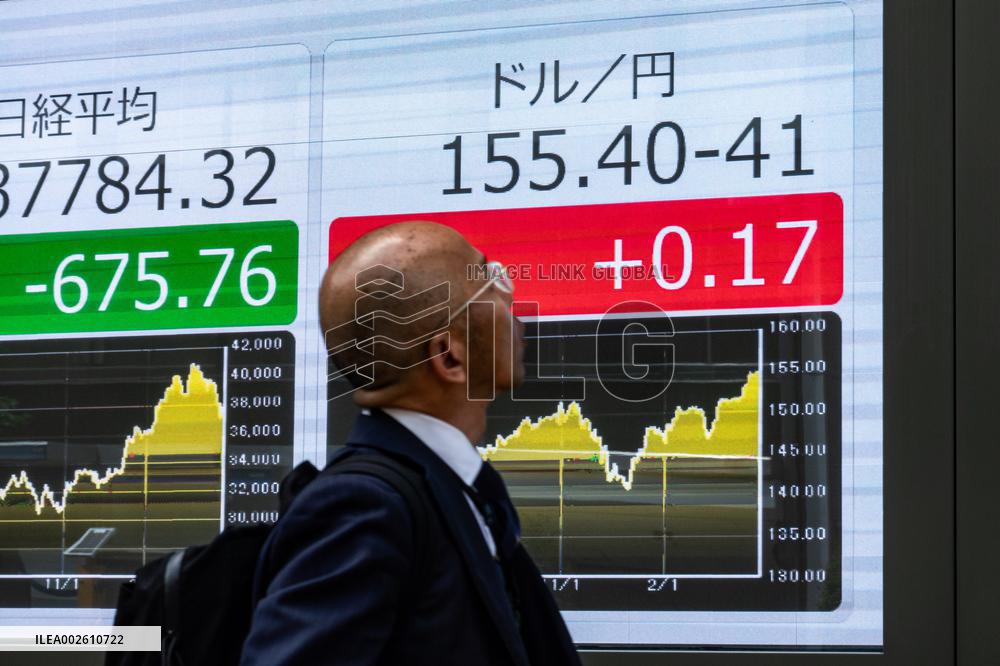 JAPAN-TOKYO-JAPANESE YEN-U.S. DOLLAR-EXCHANGE RATE