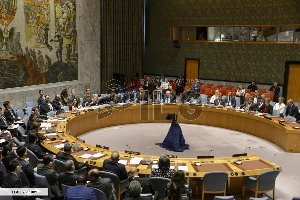 UNSC meeting on space nuclear arms race