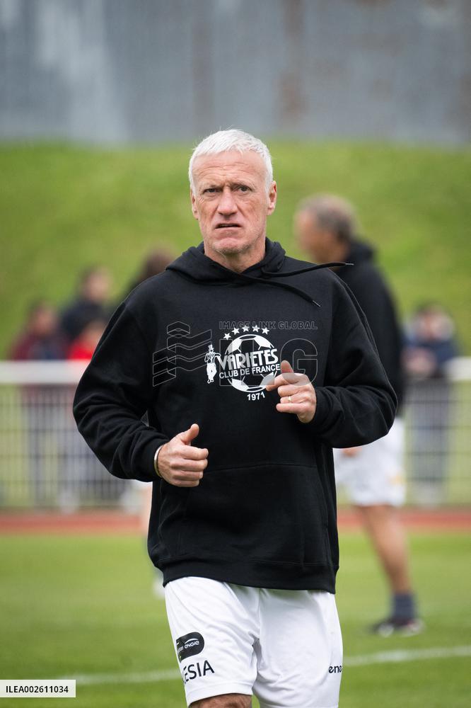 Macron Takes Part In Charity Football Match - Plaisir