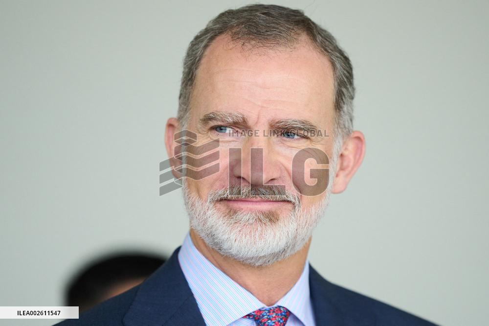 King Felipe VI Arrives At The Talent Session - Madrid