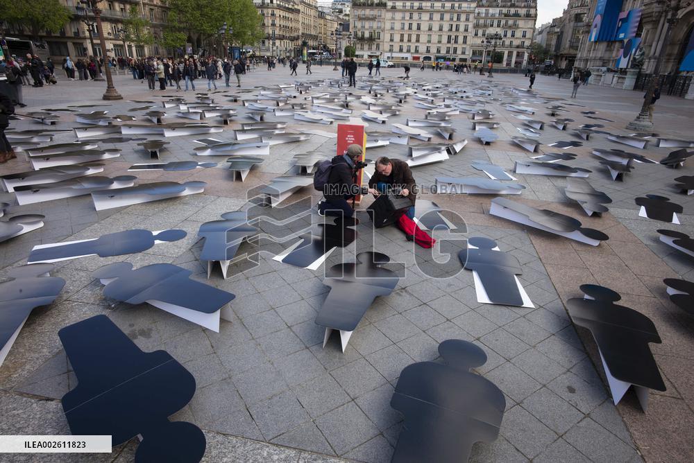 Deaths At Work CGT Protest - Paris