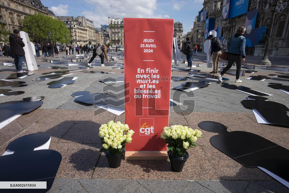 Deaths At Work CGT Protest - Paris