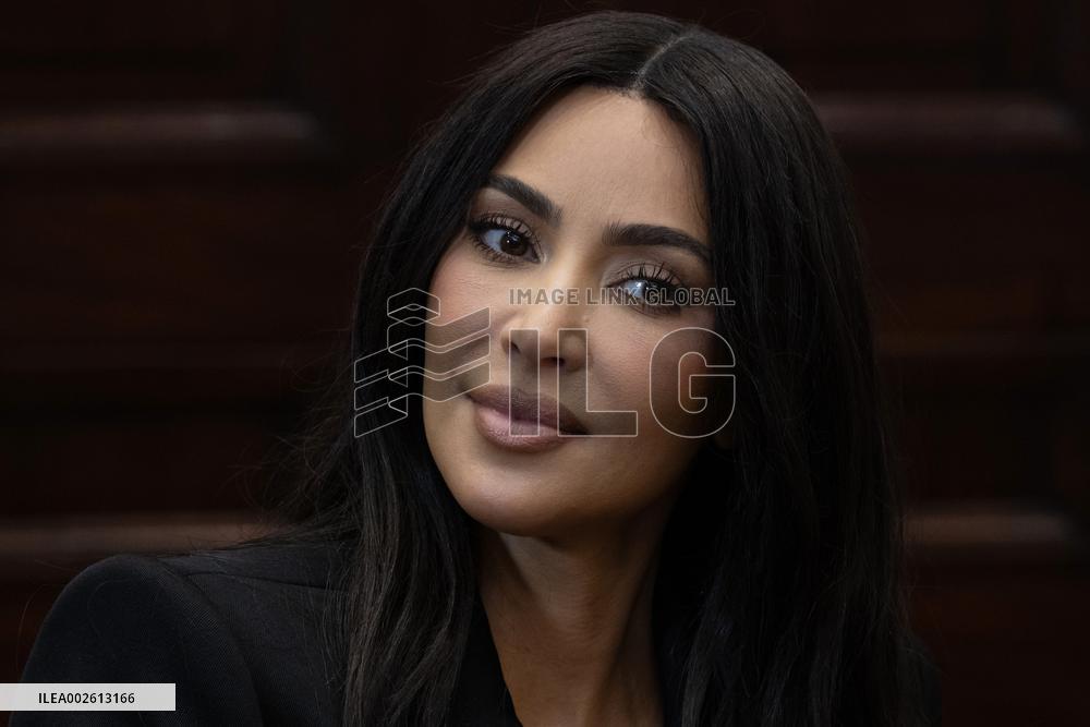 US Vice President Kamala Harris delivers remarks at an event on Second Chance Month