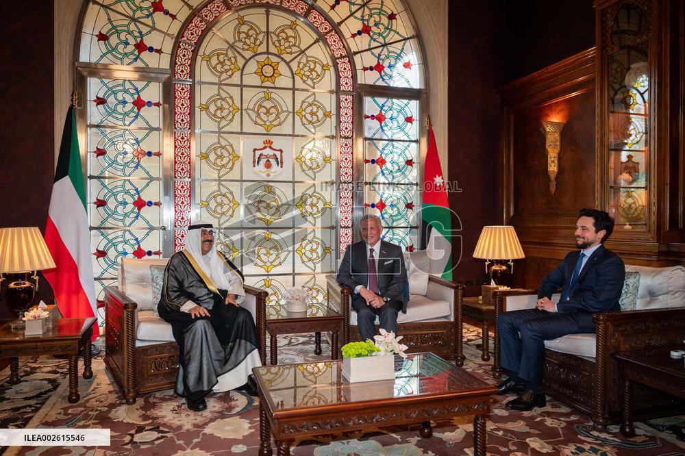 King Of Jordan Receives Emir Of Kuwait - Amman