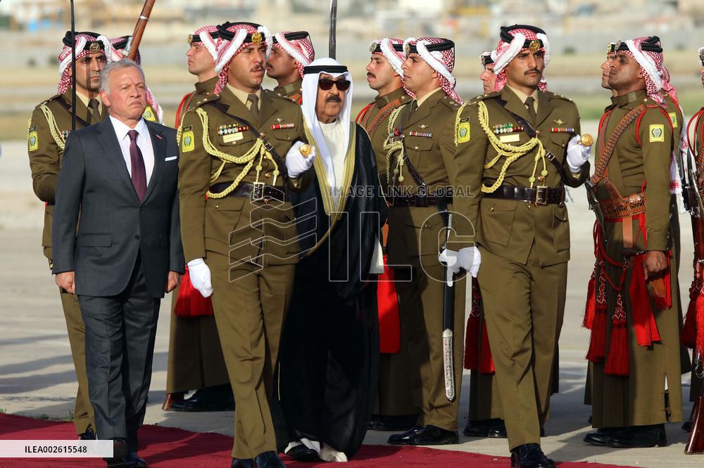 King Of Jordan Receives Emir Of Kuwait - Amman