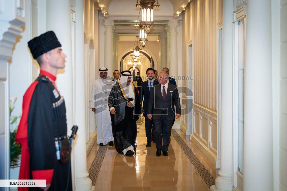 King Of Jordan Receives Emir Of Kuwait - Amman