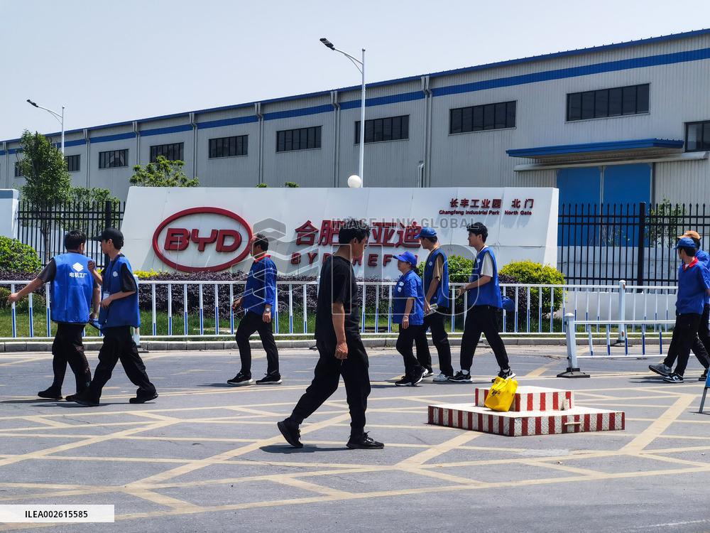 BYD's New Energy Vehicle Production Plant in Hefei