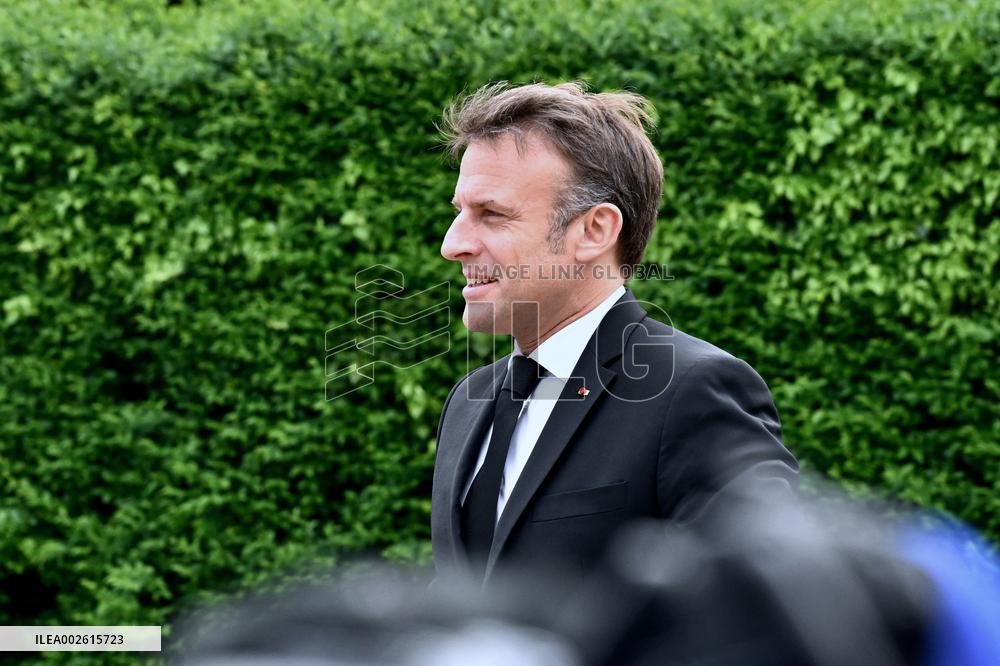 Macron Visits European School - Strasbourg