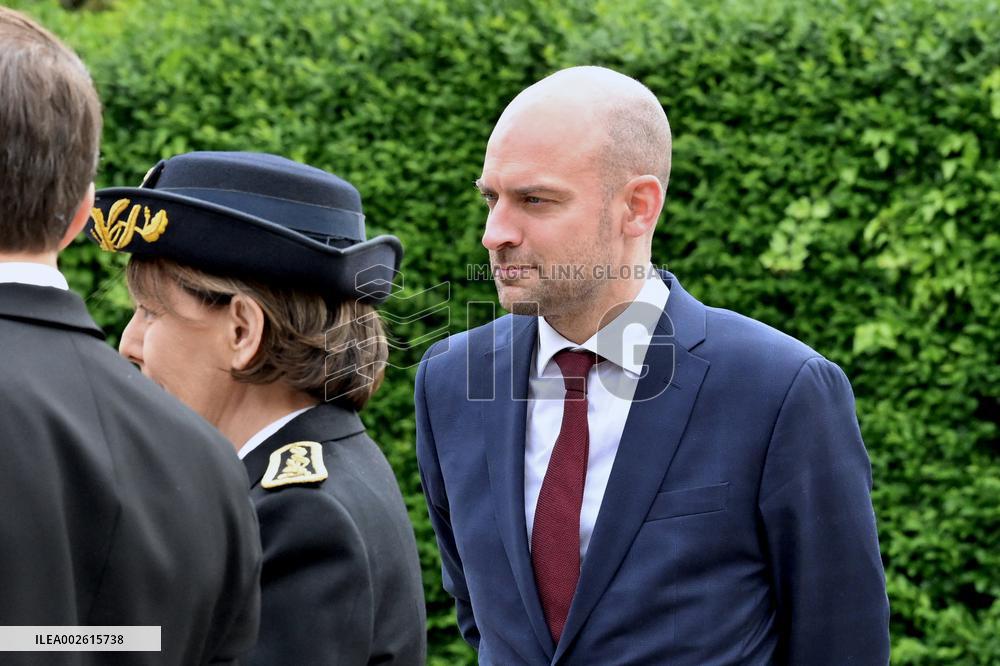 Macron Visits European School - Strasbourg