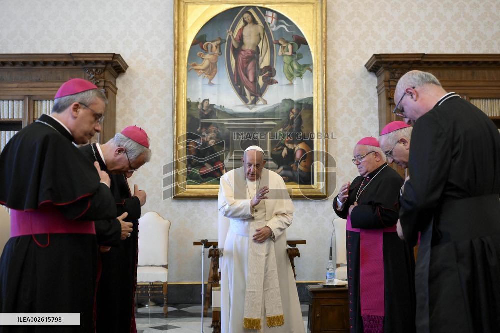 Pope Francis Hosts Private Audience - Vatican