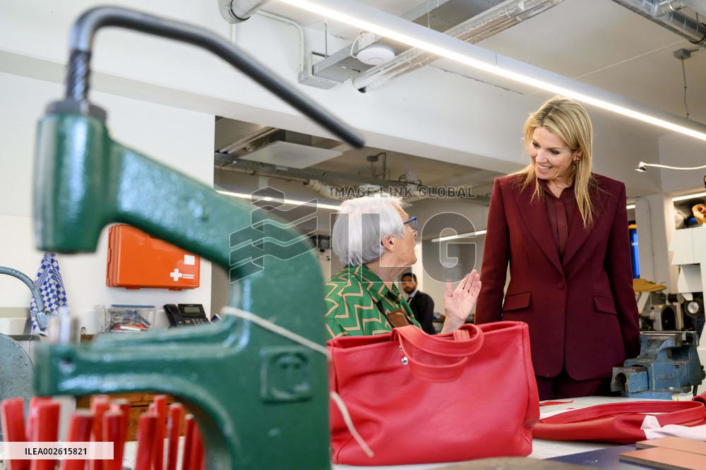 Queen Maxima Visits Schoenenkwartier Museum - Netherlands