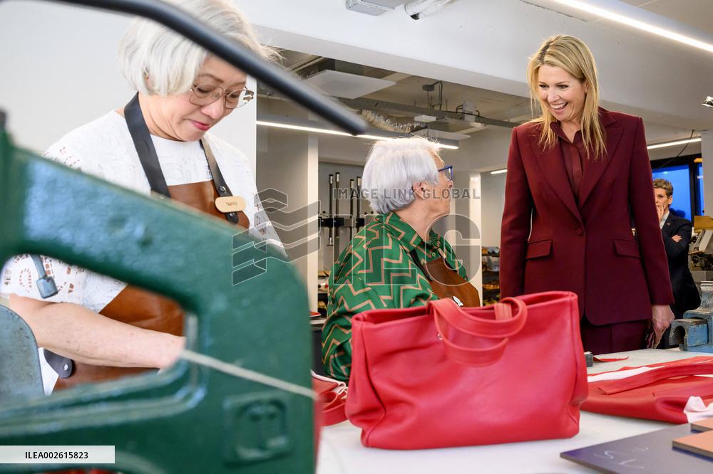 Queen Maxima Visits Schoenenkwartier Museum - Netherlands