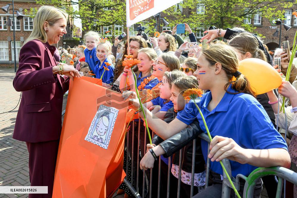 Queen Maxima Visits Schoenenkwartier Museum - Netherlands