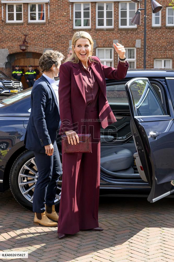 Queen Maxima Visits Schoenenkwartier Museum - Netherlands