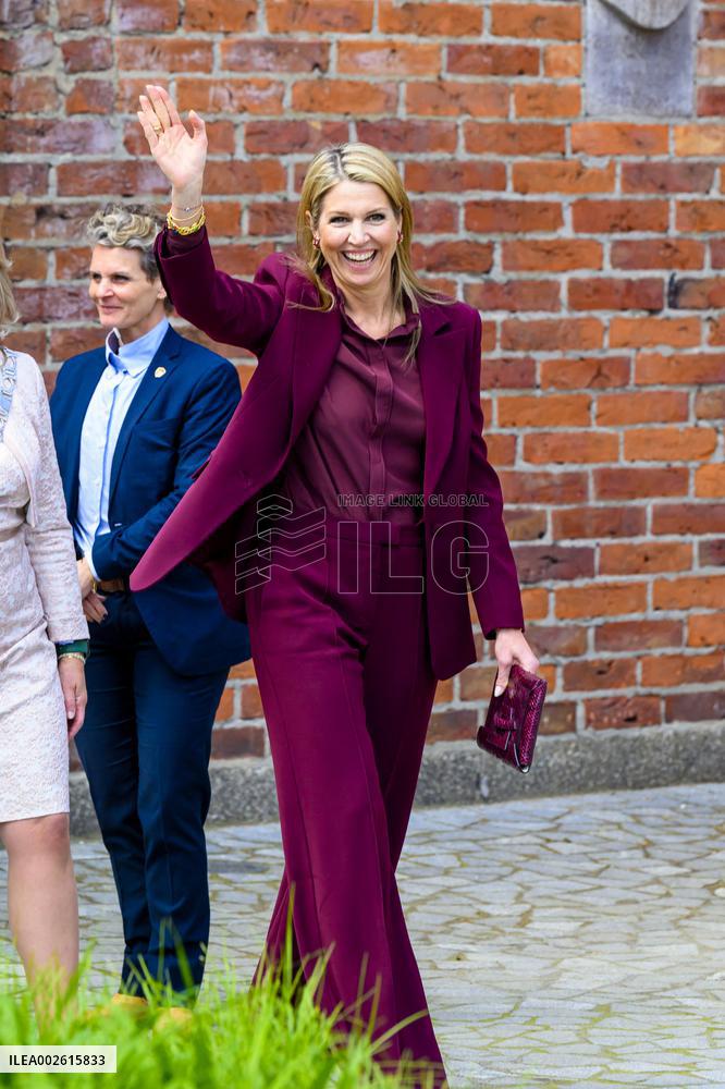 Queen Maxima Visits Schoenenkwartier Museum - Netherlands