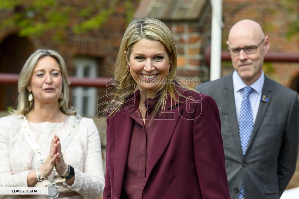 Queen Maxima Visits Schoenenkwartier Museum - Netherlands