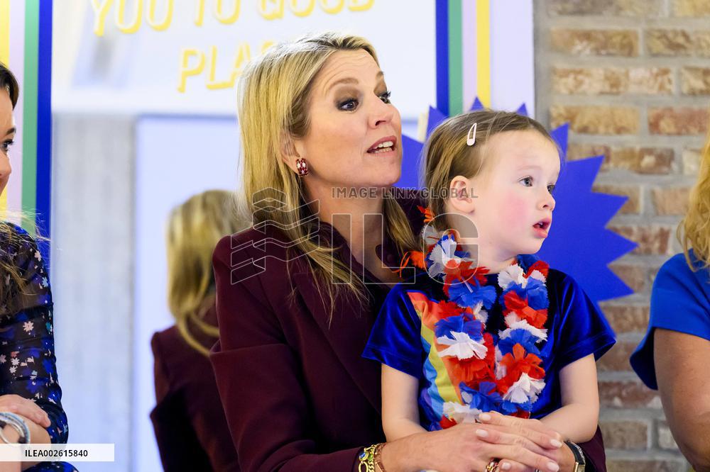 Queen Maxima Visits Schoenenkwartier Museum - Netherlands