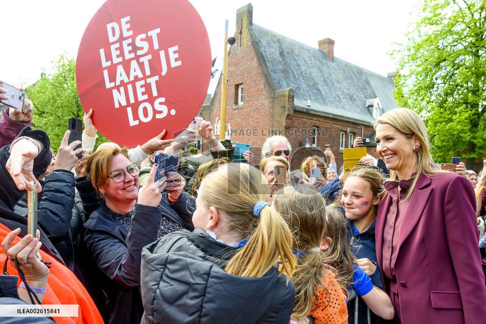 Queen Maxima Visits Schoenenkwartier Museum - Netherlands